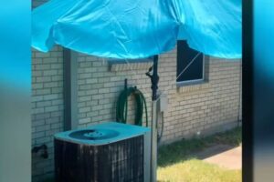 Build a Shade Structure for Outside Ac unit