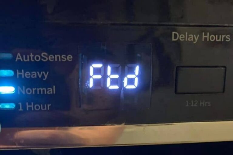 How to Fix FTD Code on Ge Dishwasher