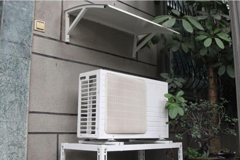 Install an Awning to Shade Outside Ac Unit