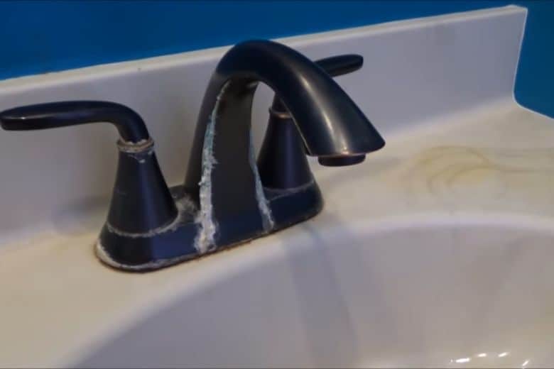 how to clean matte black faucet